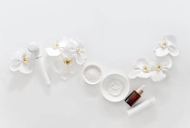 istock Spa background with facial massage and cleaning gadget 1034746762