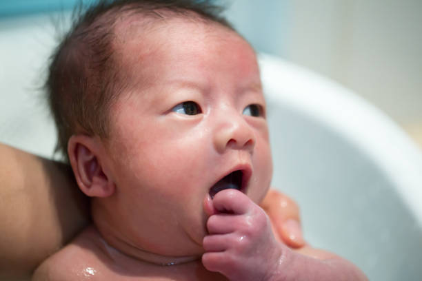 istock Asian baby boy suck finger 1034747020