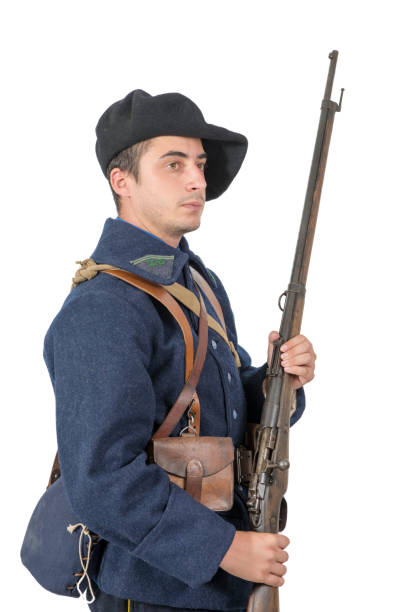 istock French soldier 1914 1918 isolated on a white background 1034753416