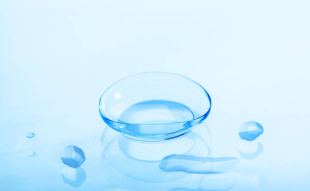 istock Contact lenses with water drops 1034753698