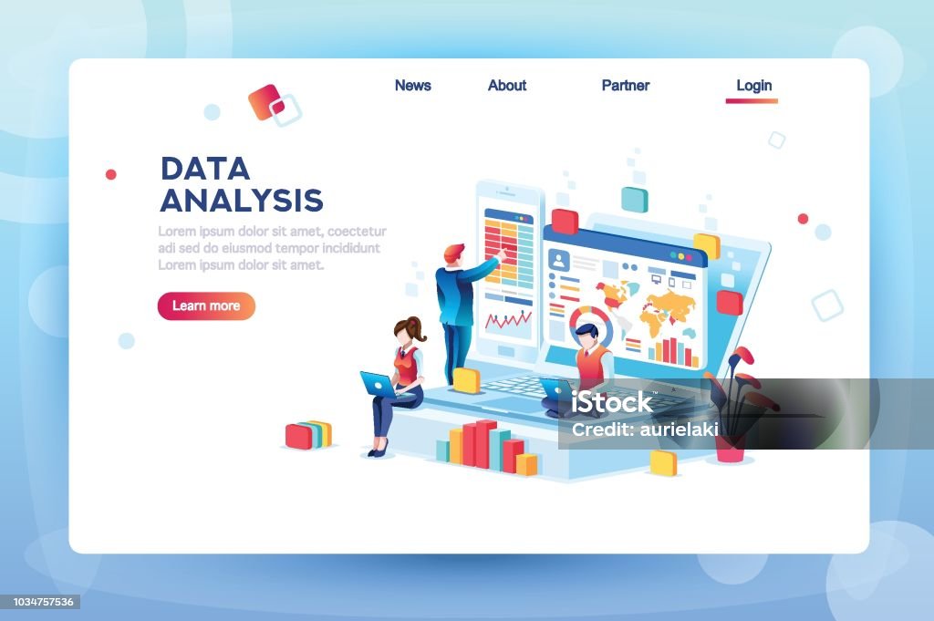 Creative Analysis Format Creative Data Analysis Concept Stock Illustration - Download Image Now ...