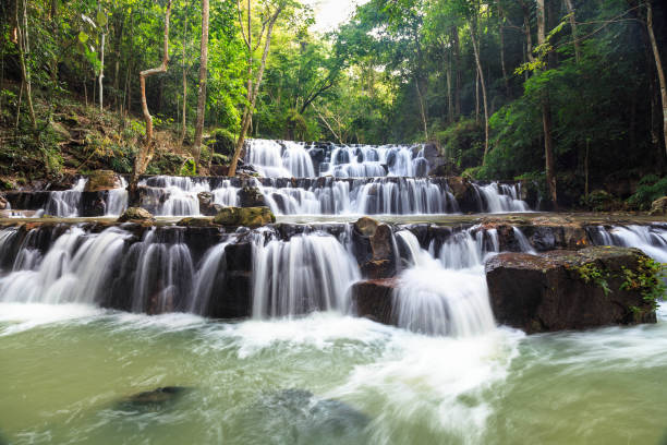 istock Waterfall in Namtok Samlan National Park, Saraburi, Thailand 1034757918