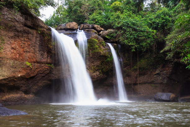 istock Haew suwat waterfall, khao yai national park, Thailand 1034757928