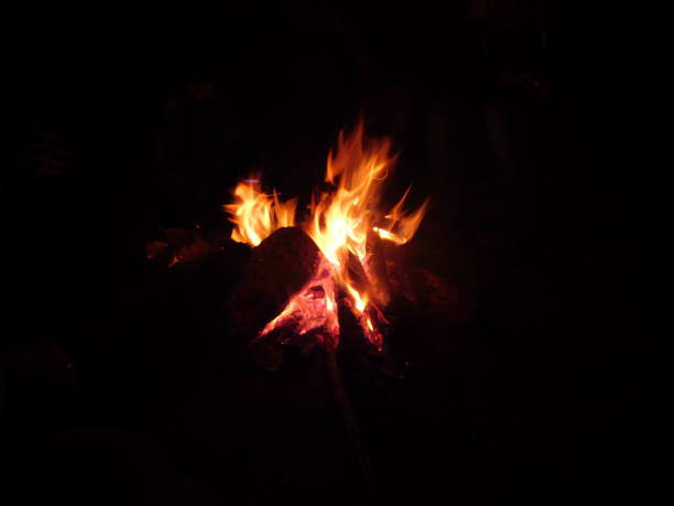 istock Camp Fire In The Late Night Vibe 1034765330