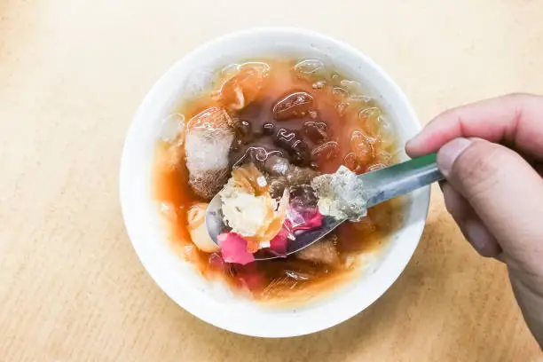 Photo of Ling Chee Kang, popular refreshing dessert soup in Penang