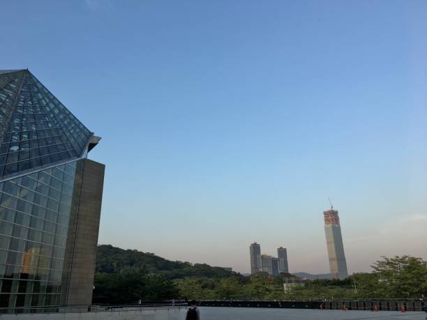 The blue sky at sunset moment (HDR)
