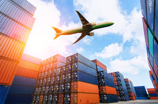 istock Logistics and transportation and logistic import export and transport industry background 1034817992