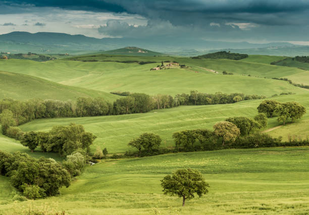 istock Sunny landscape from Val d'Orcia, Tuscany, Italy 1034849710