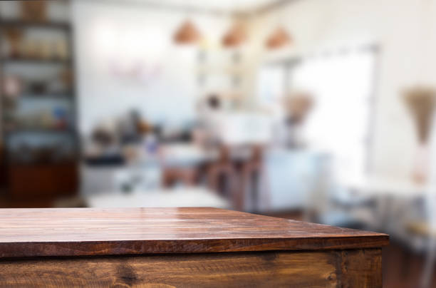 istock Close-Up Of Empty Table In Restaurant 1034858840