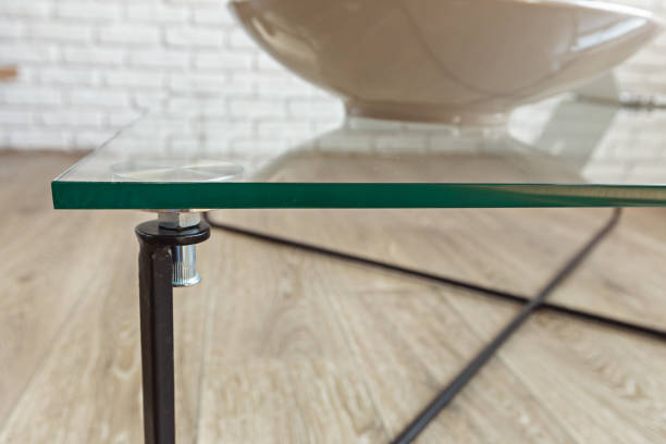 istock modern glass table in the loft interior 1034892822
