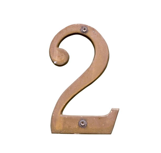 istock Close-Up Of Metallic Number Over White Background 1034902036