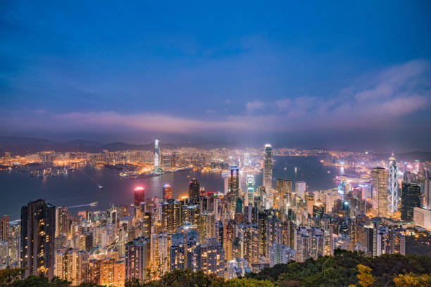 istock Skyline of Hong Kong 1034938288
