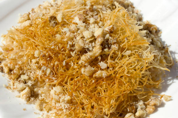 Homemade kadayif dessert