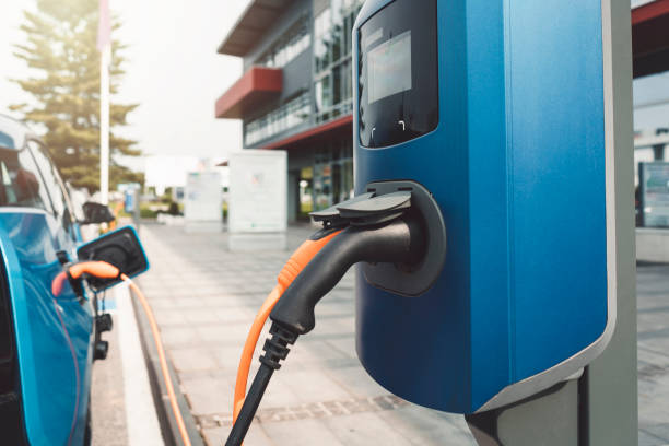 istock Charging station for electric vehicle 1034963182