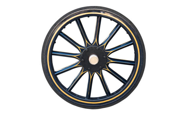istock wheel of coach isolated 1034971474