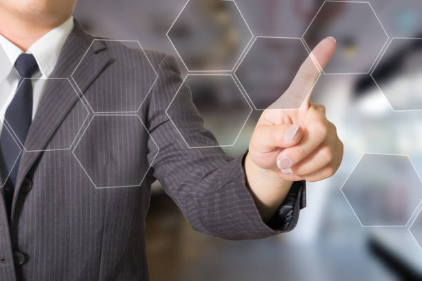 istock Business pointing Botton symbol. 1034979856