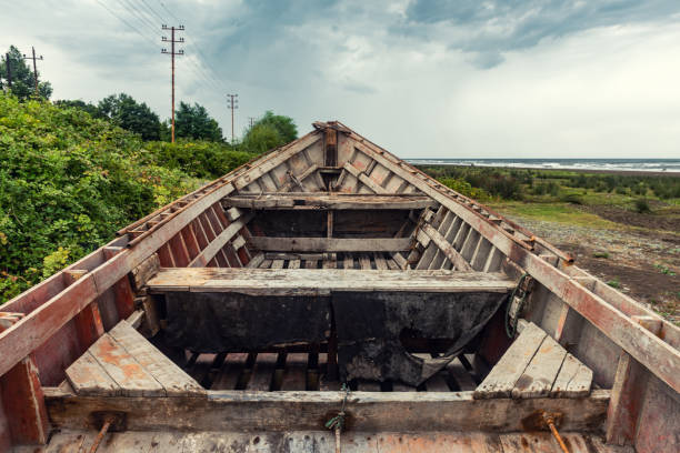 istock An old abandoned fishing boat 1034981626