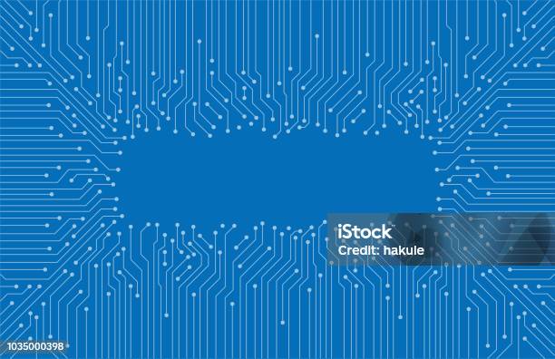 Circuit Board Pattern Artificial Intelligence Of Digital Human Vector Illustration Stock Illustration - Download Image Now