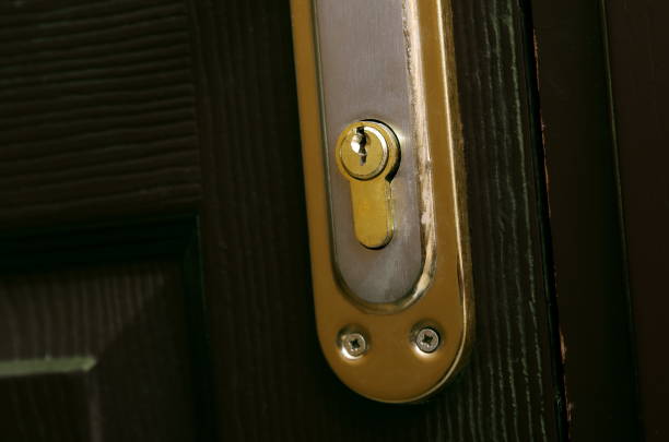 istock Close-Up Of Keyhole 1035005982