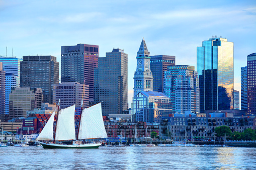 Sailboat On Boston Harbor