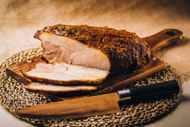 istock Piece of Christmas Pernil, roast pork 1035011274