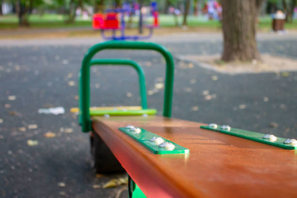 istock A seesaw on children's playground, selective focus 1035024702