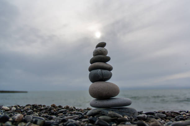 istock Stone tower on the beach, Sochi 1035025098