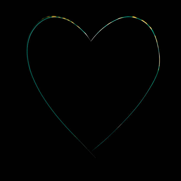 istock Happy Valentine's Day.  neon heart sign 1035037396