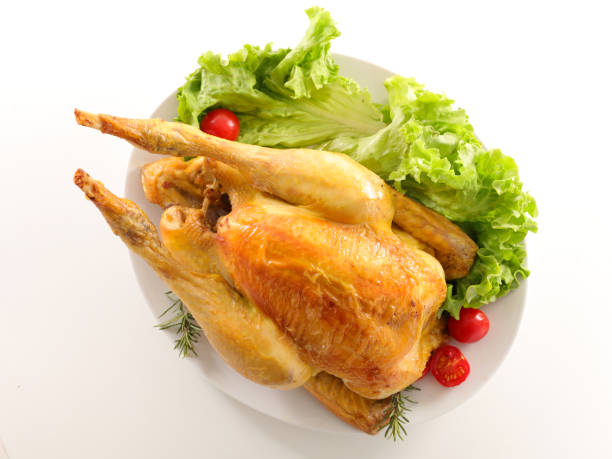 istock roasted chicken and salad 1035038502