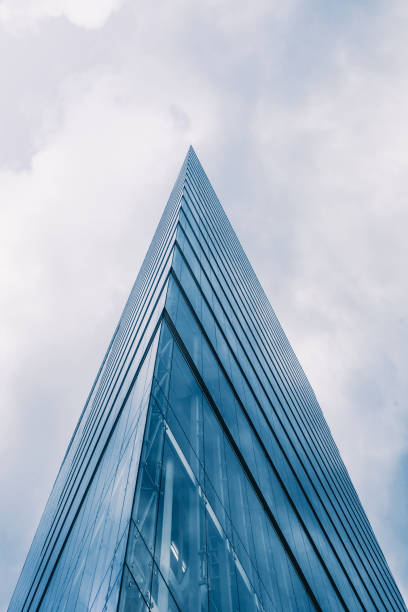 Office buildings. Abstract fragment of modern