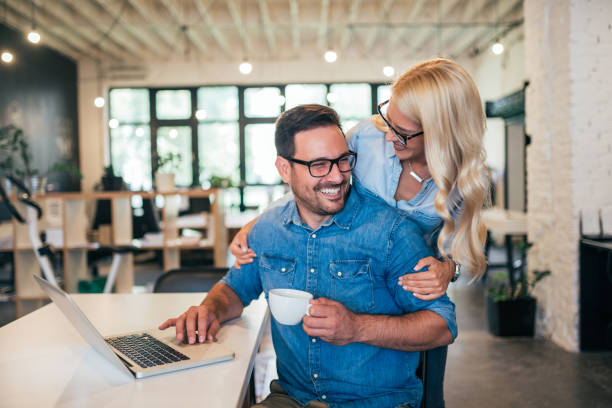 istock Business couple at work. 1035038978