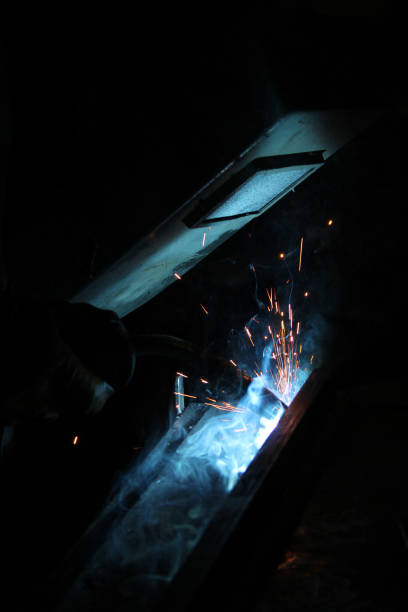 istock Welder works in an industrial company 1035039582