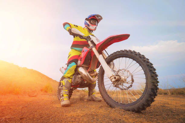 istock Amazing Motocross rider 1035045304