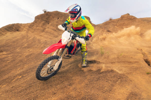 istock Amazing Motocross rider 1035045412