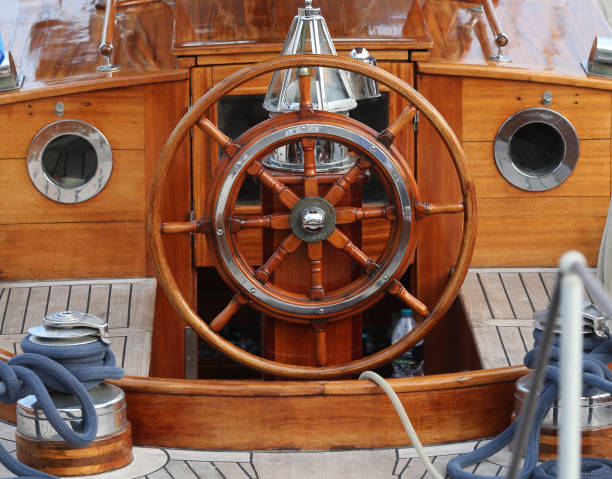istock Classic Sailboat Details, Imperia, Italy 1035049894