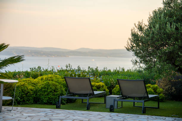 istock Beach lounge with Sea view 1035054380