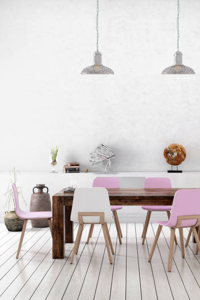 istock Nordic style apartment dining room 1035072516