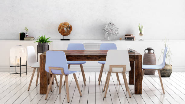 istock Nordic style apartment dining room 1035072522