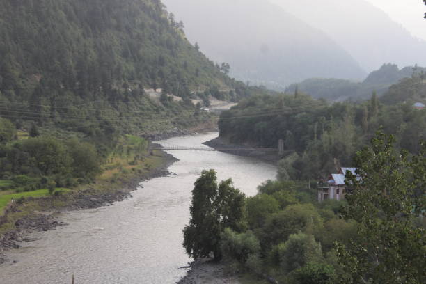 istock River jehlem Passing through Uri Jammu and Kashmir 1035077654