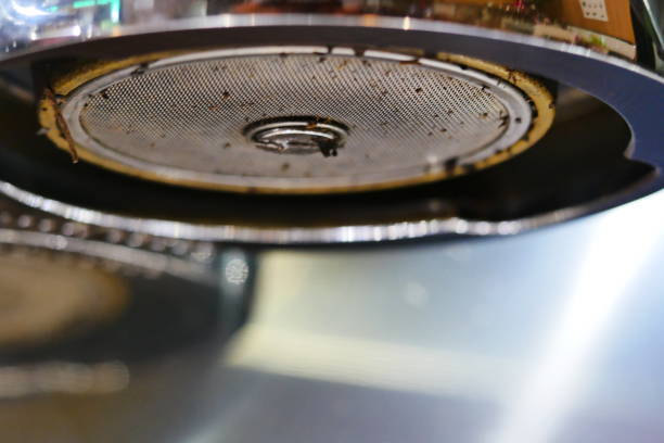 istock Close up espresso with coffee machine 1035081146