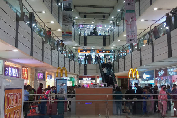 Avani riverside mall at Shibpur, Howrah, West Bengal - India stock photo