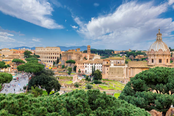 istock Ariel view of Rome, Italy 1035090372
