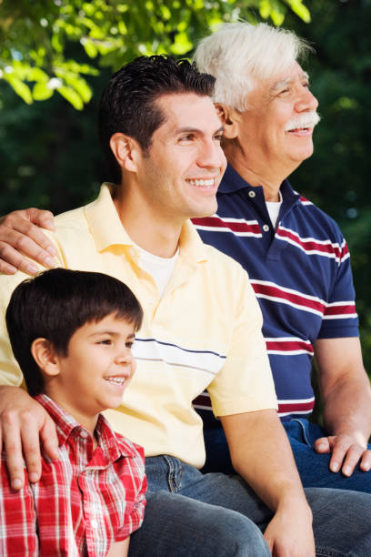 istock Hispanic grandfather with son and grandson 1035100902