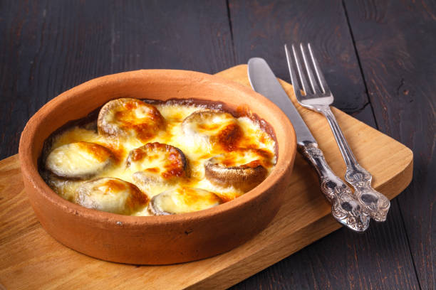 istock Mushrooms baked in a clay dish 1035107822