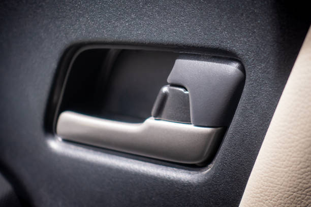 istock Automobile car Door lock and open interior 1035109520
