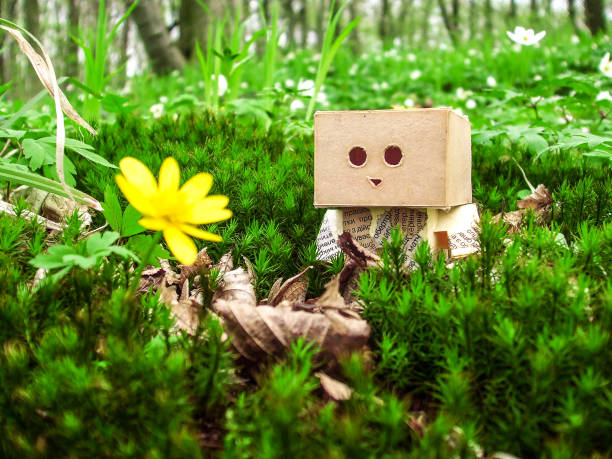 istock Adventures of a Small Cardboard Man 1035114562