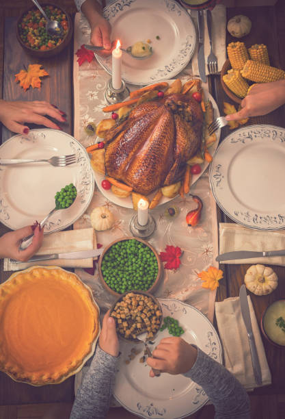 istock Traditional Stuffed Thanksgiving Turkey Dinner 1035114694