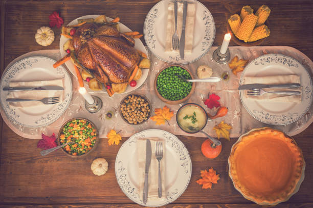 istock Traditional Stuffed Thanksgiving Turkey Dinner 1035114820