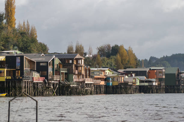 istock Palafitos in Castro, Chiloe island in Chile 1035115468