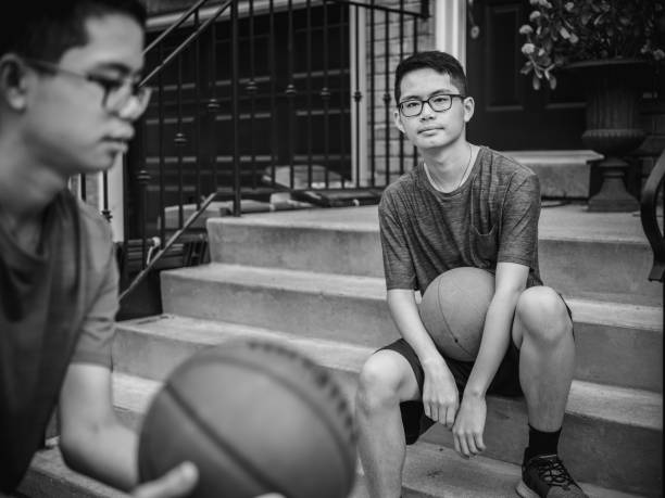 istock Twins at basketball 1035127652
